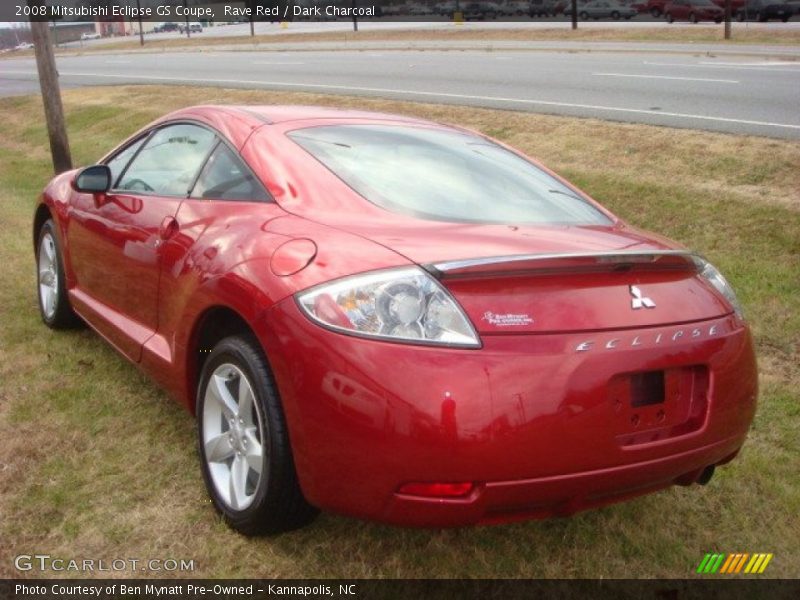 Rave Red / Dark Charcoal 2008 Mitsubishi Eclipse GS Coupe