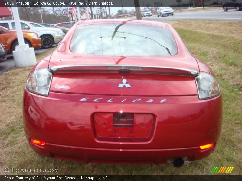 Rave Red / Dark Charcoal 2008 Mitsubishi Eclipse GS Coupe