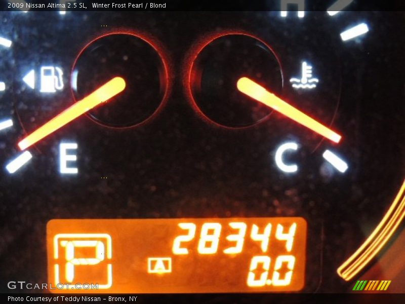Winter Frost Pearl / Blond 2009 Nissan Altima 2.5 SL