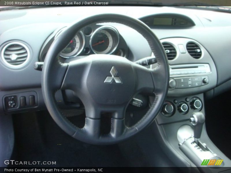 Rave Red / Dark Charcoal 2008 Mitsubishi Eclipse GS Coupe