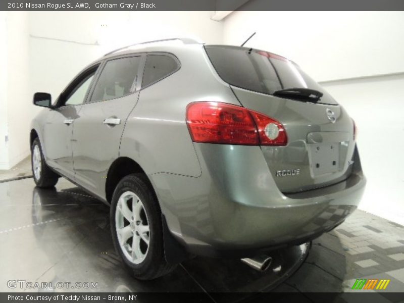 Gotham Gray / Black 2010 Nissan Rogue SL AWD