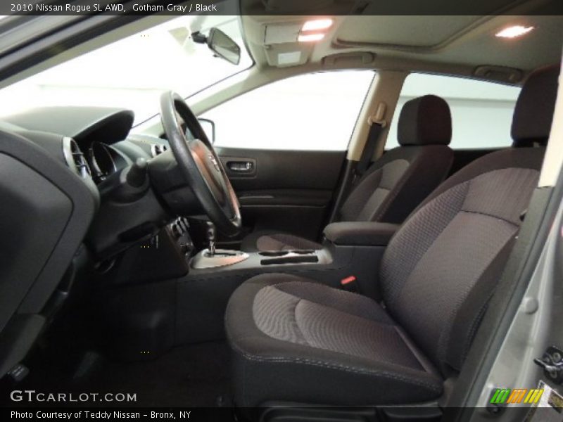 Gotham Gray / Black 2010 Nissan Rogue SL AWD
