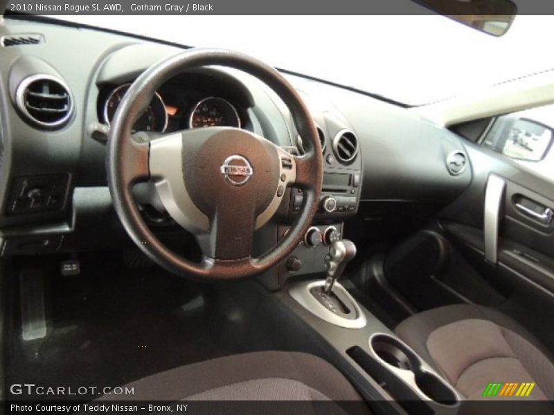 Gotham Gray / Black 2010 Nissan Rogue SL AWD
