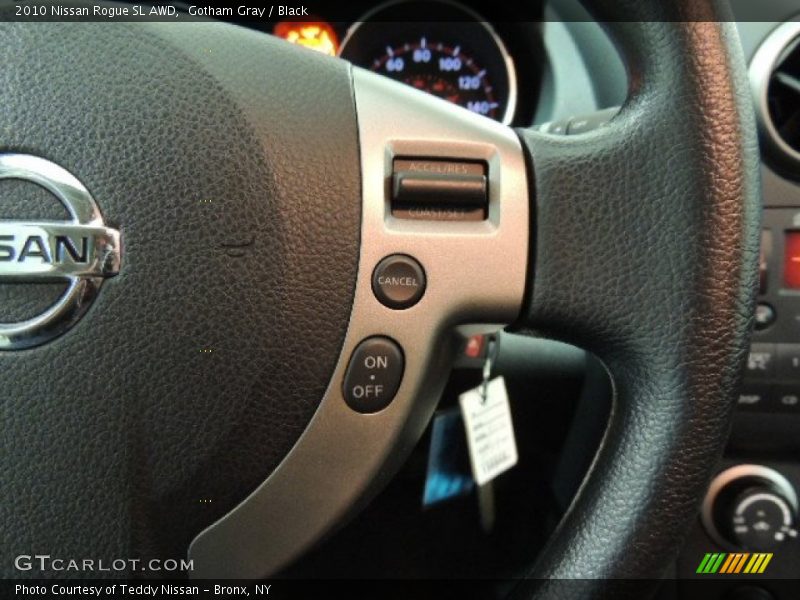 Gotham Gray / Black 2010 Nissan Rogue SL AWD