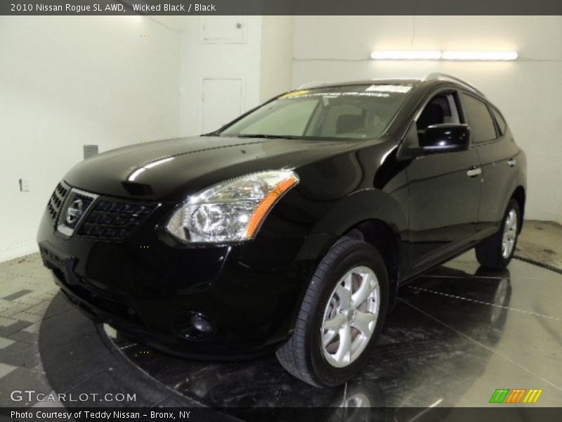 Wicked Black / Black 2010 Nissan Rogue SL AWD