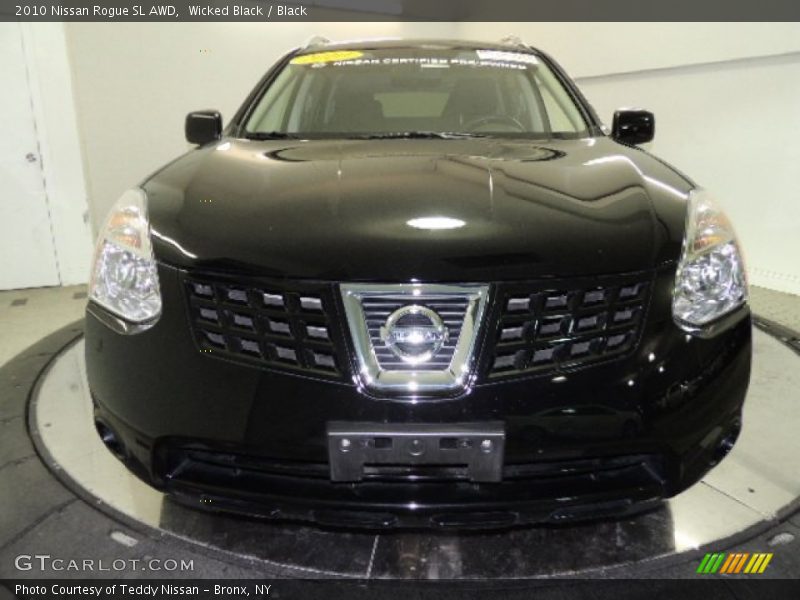 Wicked Black / Black 2010 Nissan Rogue SL AWD