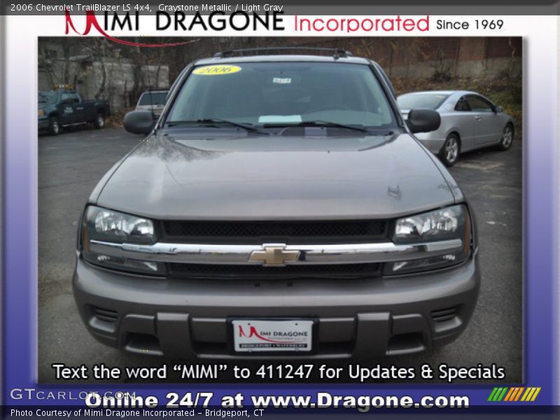 Graystone Metallic / Light Gray 2006 Chevrolet TrailBlazer LS 4x4
