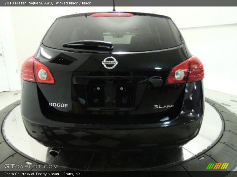 Wicked Black / Black 2010 Nissan Rogue SL AWD