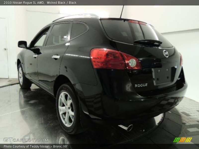 Wicked Black / Black 2010 Nissan Rogue SL AWD