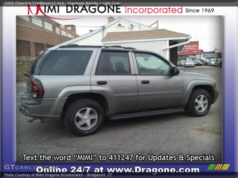 Graystone Metallic / Light Gray 2006 Chevrolet TrailBlazer LS 4x4