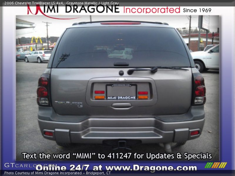 Graystone Metallic / Light Gray 2006 Chevrolet TrailBlazer LS 4x4