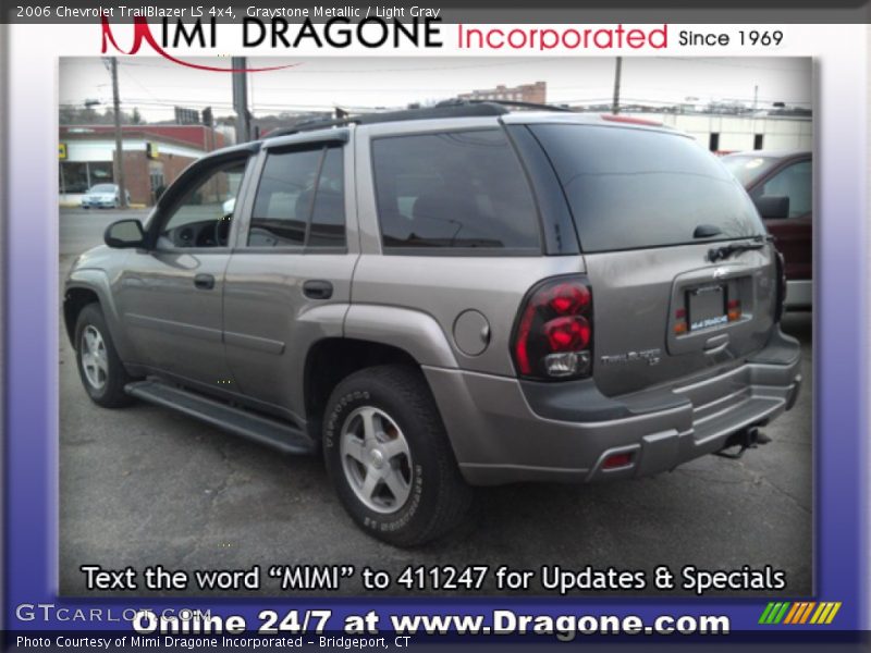 Graystone Metallic / Light Gray 2006 Chevrolet TrailBlazer LS 4x4