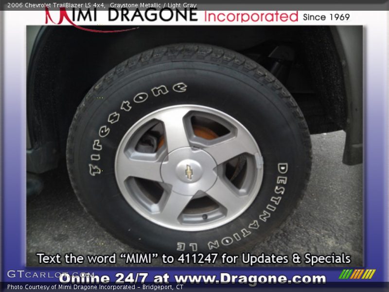 Graystone Metallic / Light Gray 2006 Chevrolet TrailBlazer LS 4x4