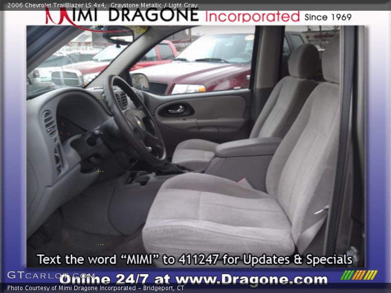 Graystone Metallic / Light Gray 2006 Chevrolet TrailBlazer LS 4x4