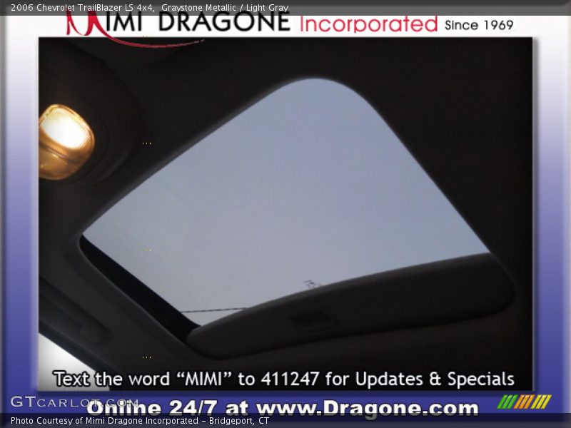 Graystone Metallic / Light Gray 2006 Chevrolet TrailBlazer LS 4x4