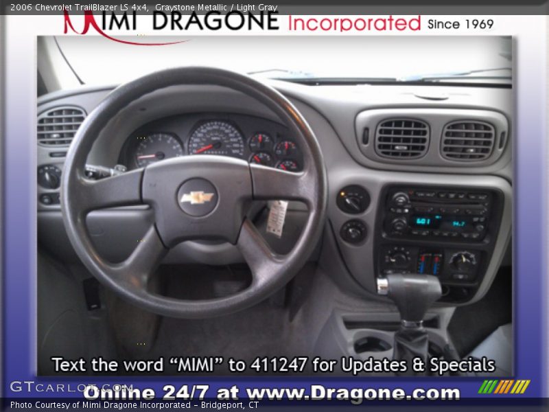 Graystone Metallic / Light Gray 2006 Chevrolet TrailBlazer LS 4x4