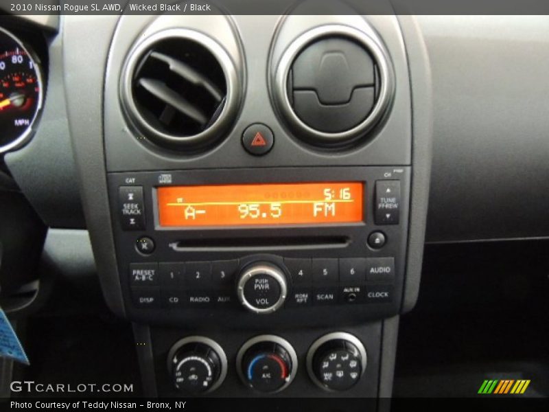 Wicked Black / Black 2010 Nissan Rogue SL AWD