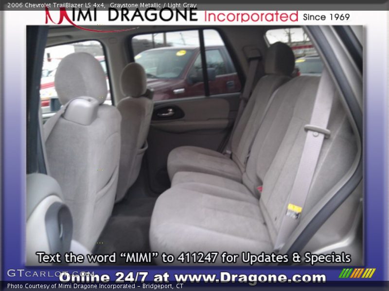 Graystone Metallic / Light Gray 2006 Chevrolet TrailBlazer LS 4x4