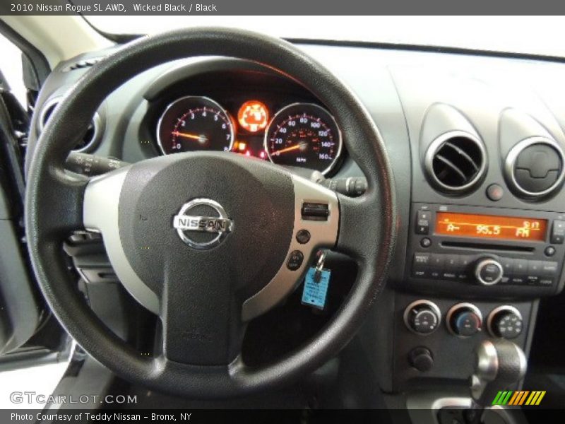Wicked Black / Black 2010 Nissan Rogue SL AWD