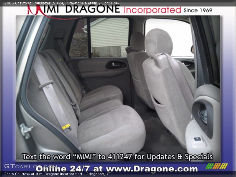 Graystone Metallic / Light Gray 2006 Chevrolet TrailBlazer LS 4x4
