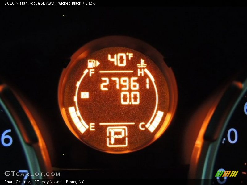 Wicked Black / Black 2010 Nissan Rogue SL AWD