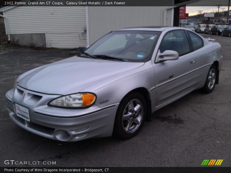 Galaxy Silver Metallic / Dark Pewter 2002 Pontiac Grand Am GT Coupe