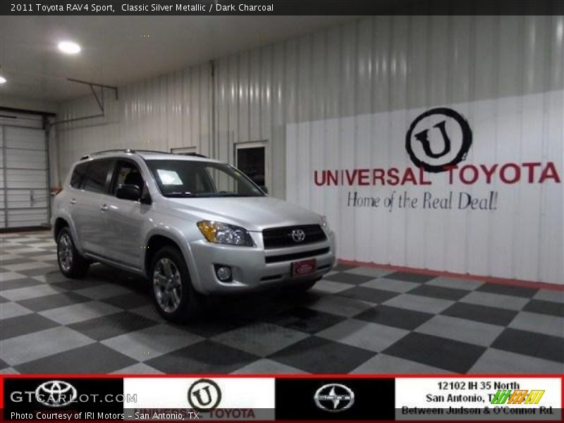 Classic Silver Metallic / Dark Charcoal 2011 Toyota RAV4 Sport