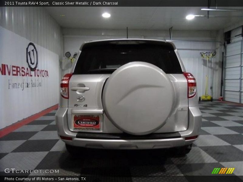 Classic Silver Metallic / Dark Charcoal 2011 Toyota RAV4 Sport