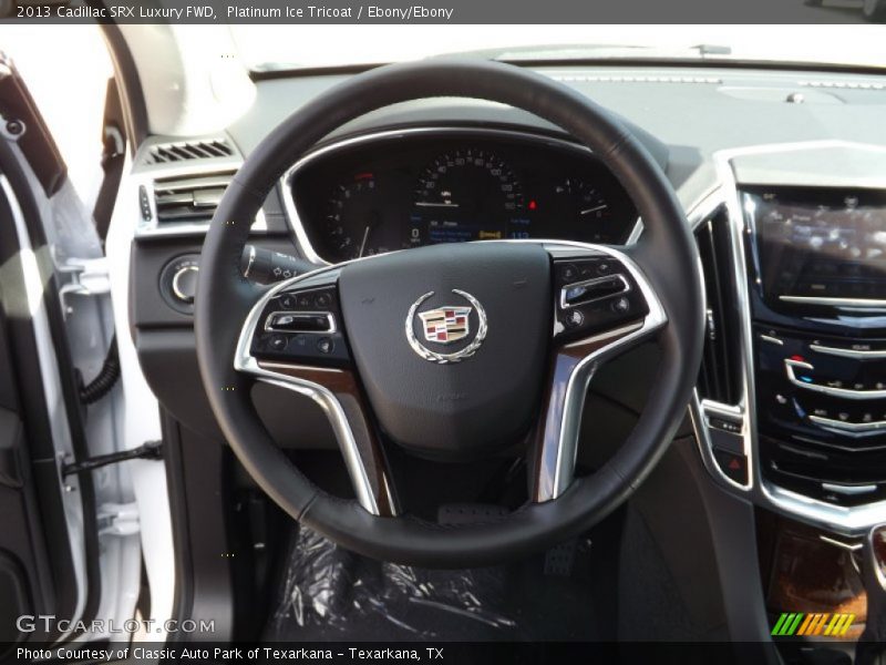 Platinum Ice Tricoat / Ebony/Ebony 2013 Cadillac SRX Luxury FWD