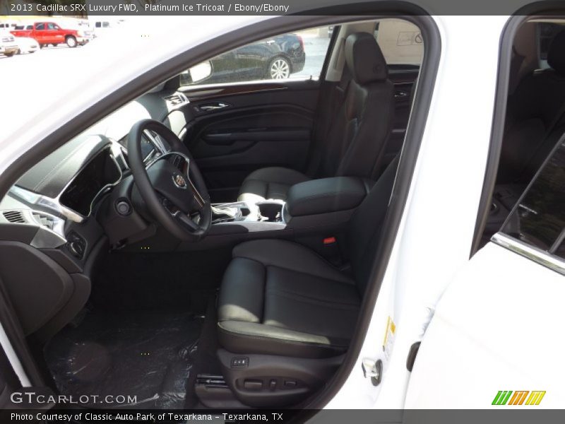 Platinum Ice Tricoat / Ebony/Ebony 2013 Cadillac SRX Luxury FWD