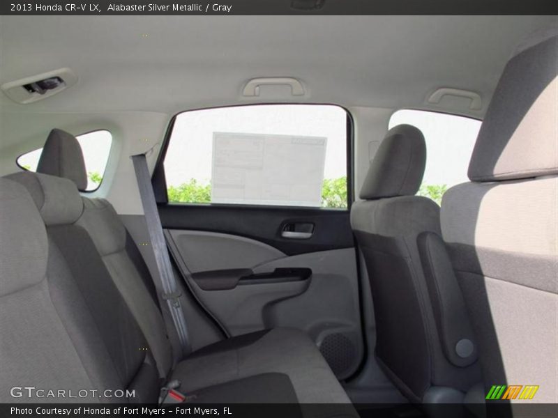 Alabaster Silver Metallic / Gray 2013 Honda CR-V LX