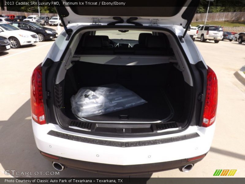 Platinum Ice Tricoat / Ebony/Ebony 2013 Cadillac SRX Luxury FWD