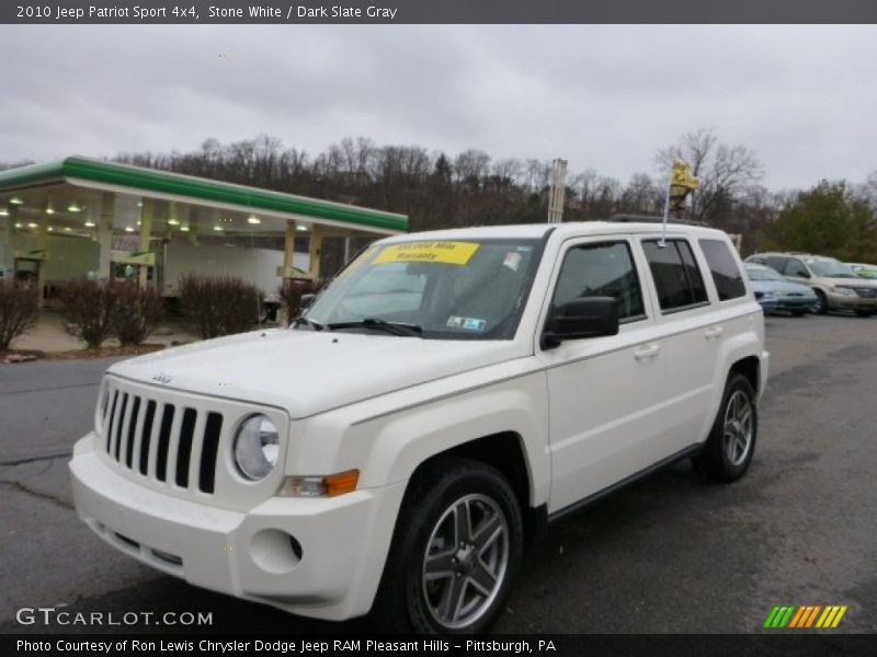 Stone White / Dark Slate Gray 2010 Jeep Patriot Sport 4x4
