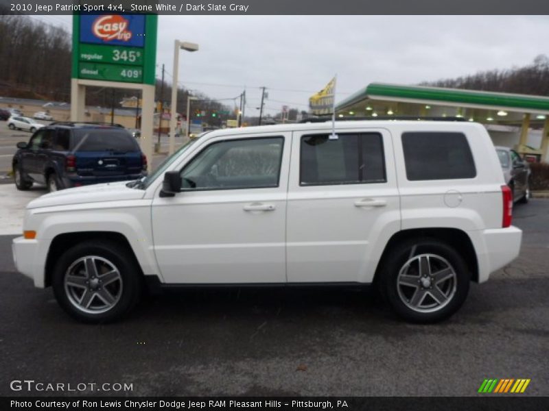 Stone White / Dark Slate Gray 2010 Jeep Patriot Sport 4x4