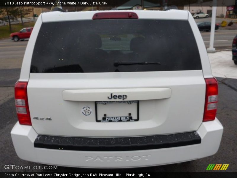 Stone White / Dark Slate Gray 2010 Jeep Patriot Sport 4x4