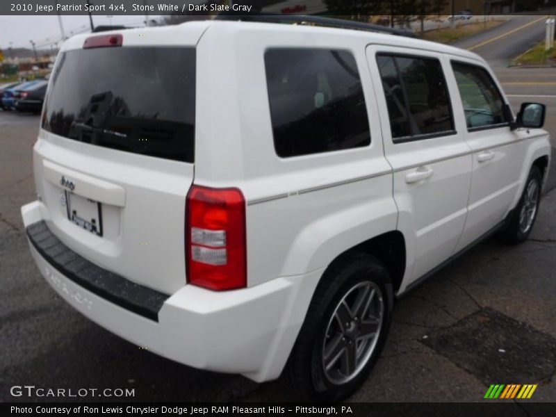 Stone White / Dark Slate Gray 2010 Jeep Patriot Sport 4x4