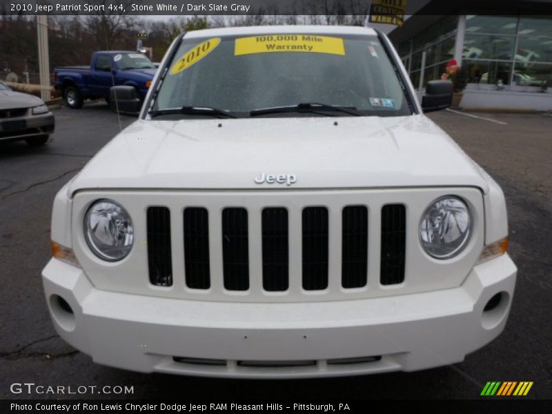 Stone White / Dark Slate Gray 2010 Jeep Patriot Sport 4x4