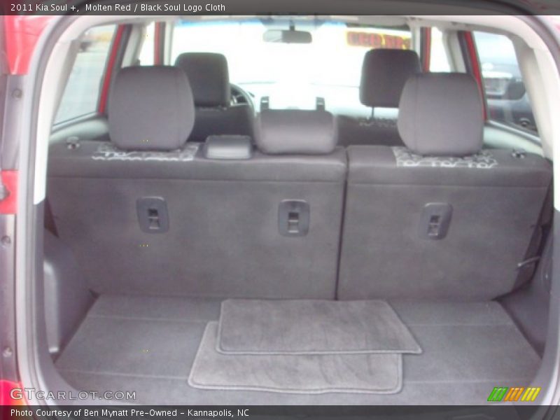 Molten Red / Black Soul Logo Cloth 2011 Kia Soul +