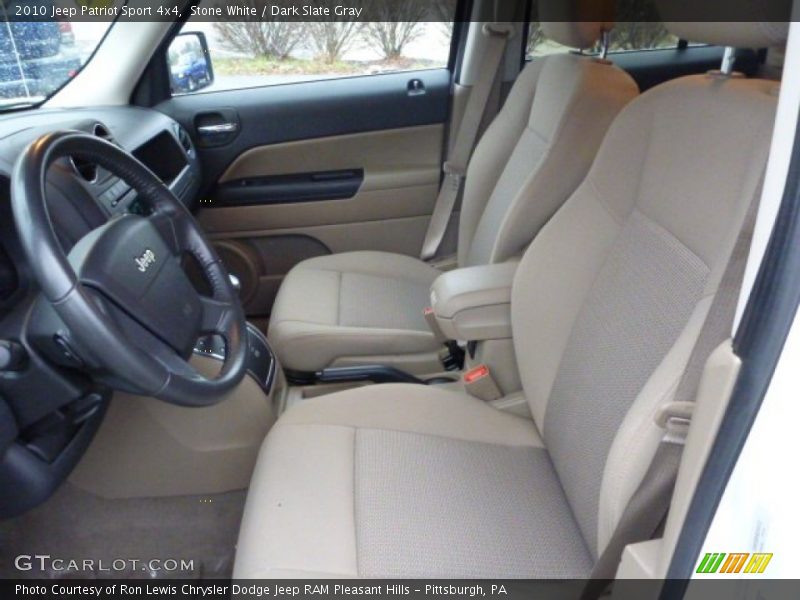 Stone White / Dark Slate Gray 2010 Jeep Patriot Sport 4x4