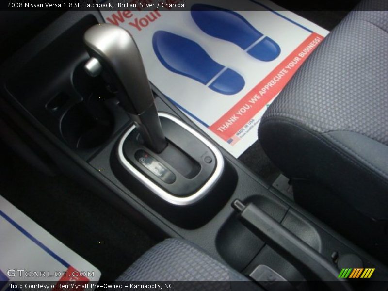 Brilliant Silver / Charcoal 2008 Nissan Versa 1.8 SL Hatchback