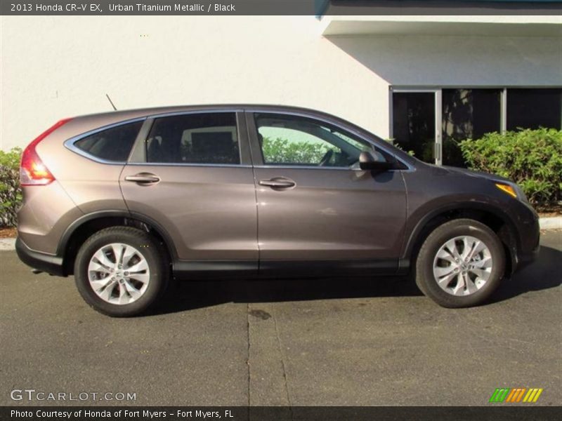 Urban Titanium Metallic / Black 2013 Honda CR-V EX