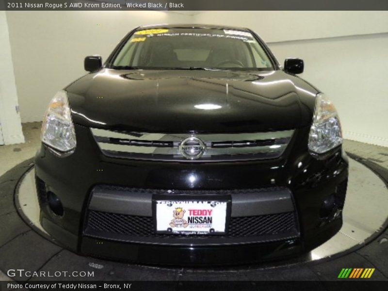 Wicked Black / Black 2011 Nissan Rogue S AWD Krom Edition