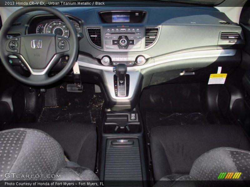 Urban Titanium Metallic / Black 2013 Honda CR-V EX