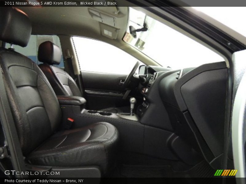 Wicked Black / Black 2011 Nissan Rogue S AWD Krom Edition