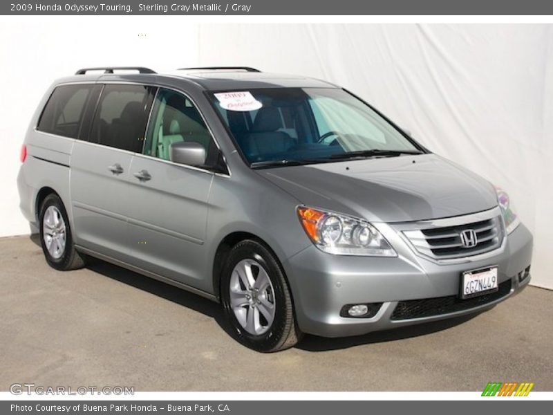 Sterling Gray Metallic / Gray 2009 Honda Odyssey Touring