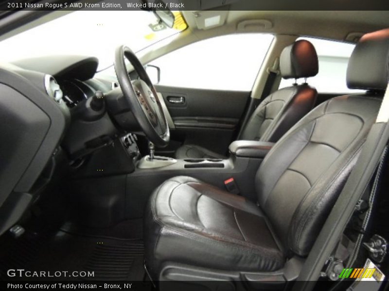 Wicked Black / Black 2011 Nissan Rogue S AWD Krom Edition