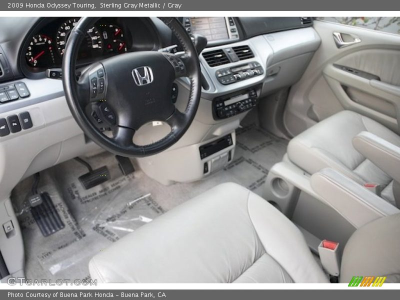 Sterling Gray Metallic / Gray 2009 Honda Odyssey Touring