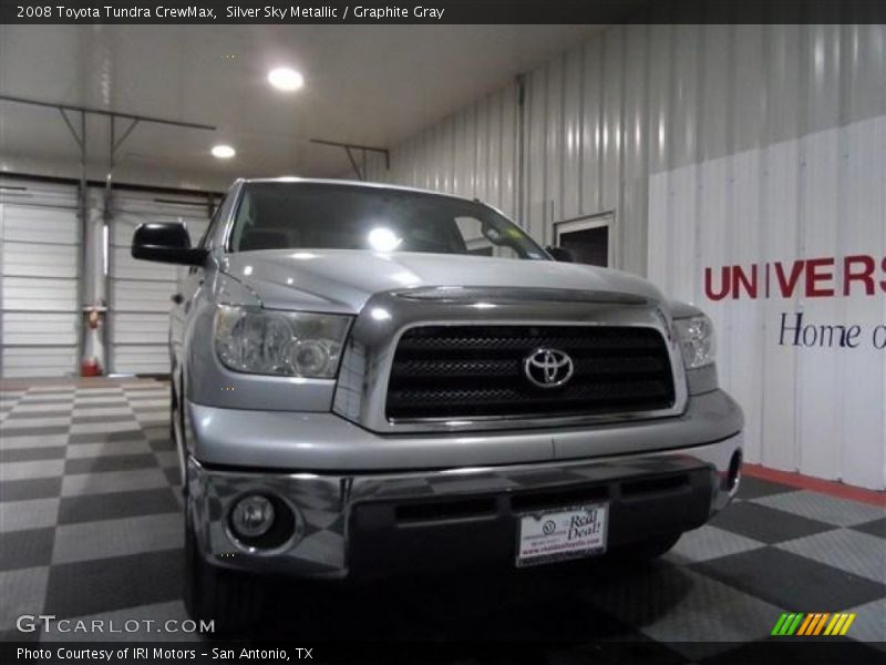 Silver Sky Metallic / Graphite Gray 2008 Toyota Tundra CrewMax