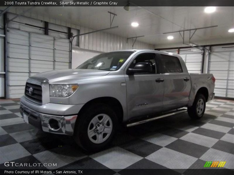 Silver Sky Metallic / Graphite Gray 2008 Toyota Tundra CrewMax