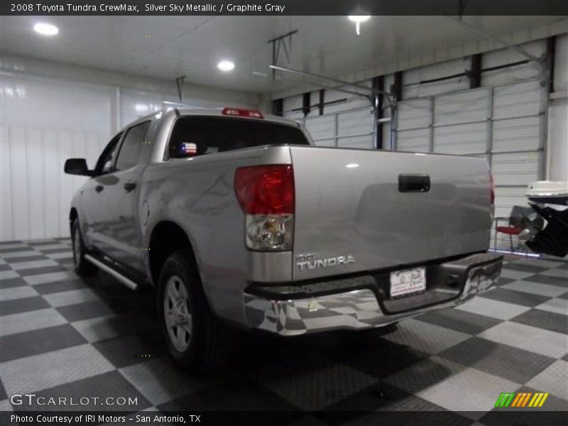 Silver Sky Metallic / Graphite Gray 2008 Toyota Tundra CrewMax